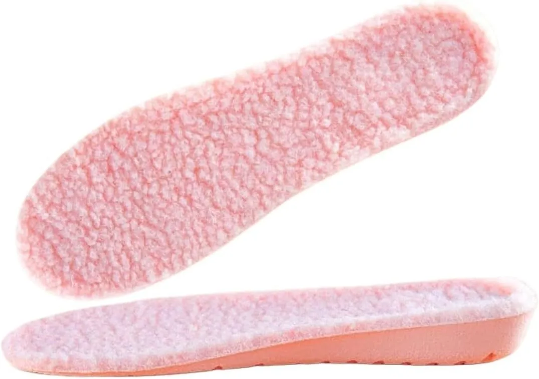 Cushion Shoe Insoles，Warmth Height Increasing Insoles Women Shoe Pad Breathable Honeycomb Plus Velvet Thicken Unisex Winter Shoe Insole(A1.5cm,35 36)
