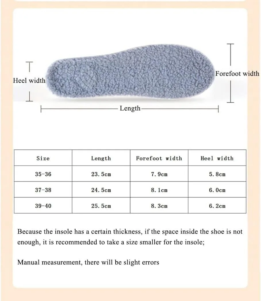 Cushion Shoe Insoles，Warmth Height Increasing Insoles Women Shoe Pad Breathable Honeycomb Plus Velvet Thicken Unisex Winter Shoe Insole(A1.5cm,35 36)