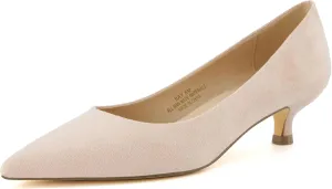 CUSHIONAIRE Women's Bay Kitten Heel Dress Shoe  Memory Foam, Wide Widths Available