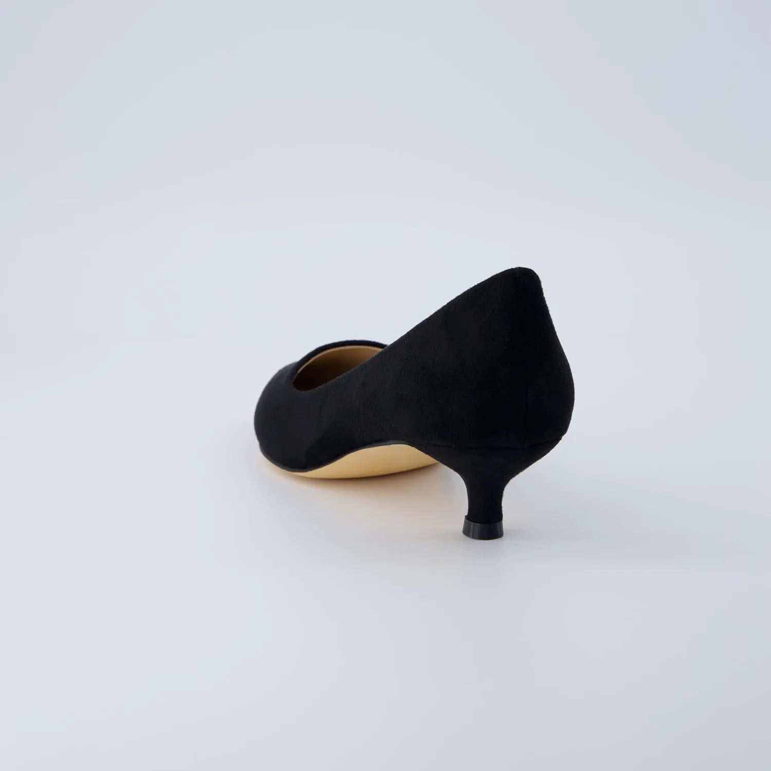 CUSHIONAIRE Women's Bay Kitten Heel Dress Shoe  Memory Foam, Wide Widths Available