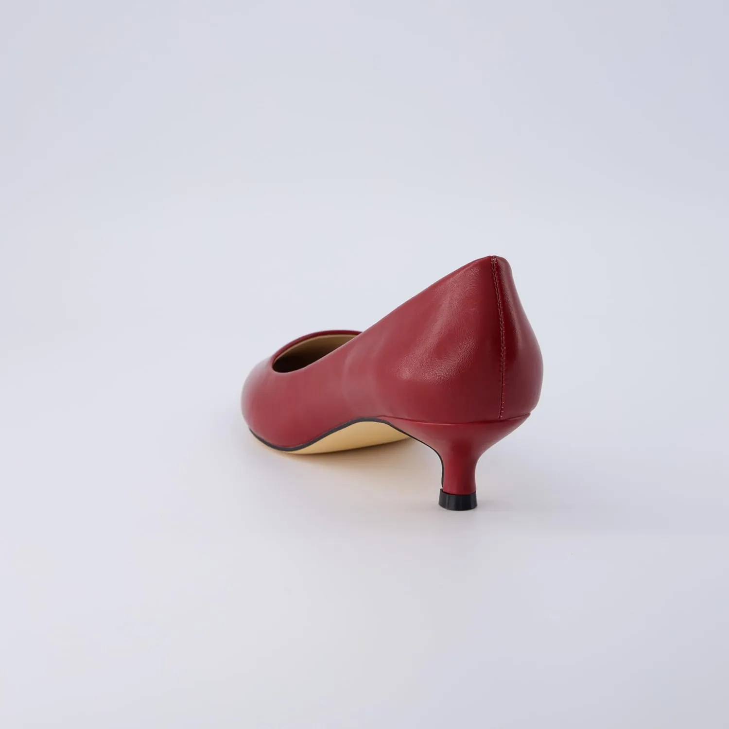 CUSHIONAIRE Women's Bay Kitten Heel Dress Shoe  Memory Foam, Wide Widths Available