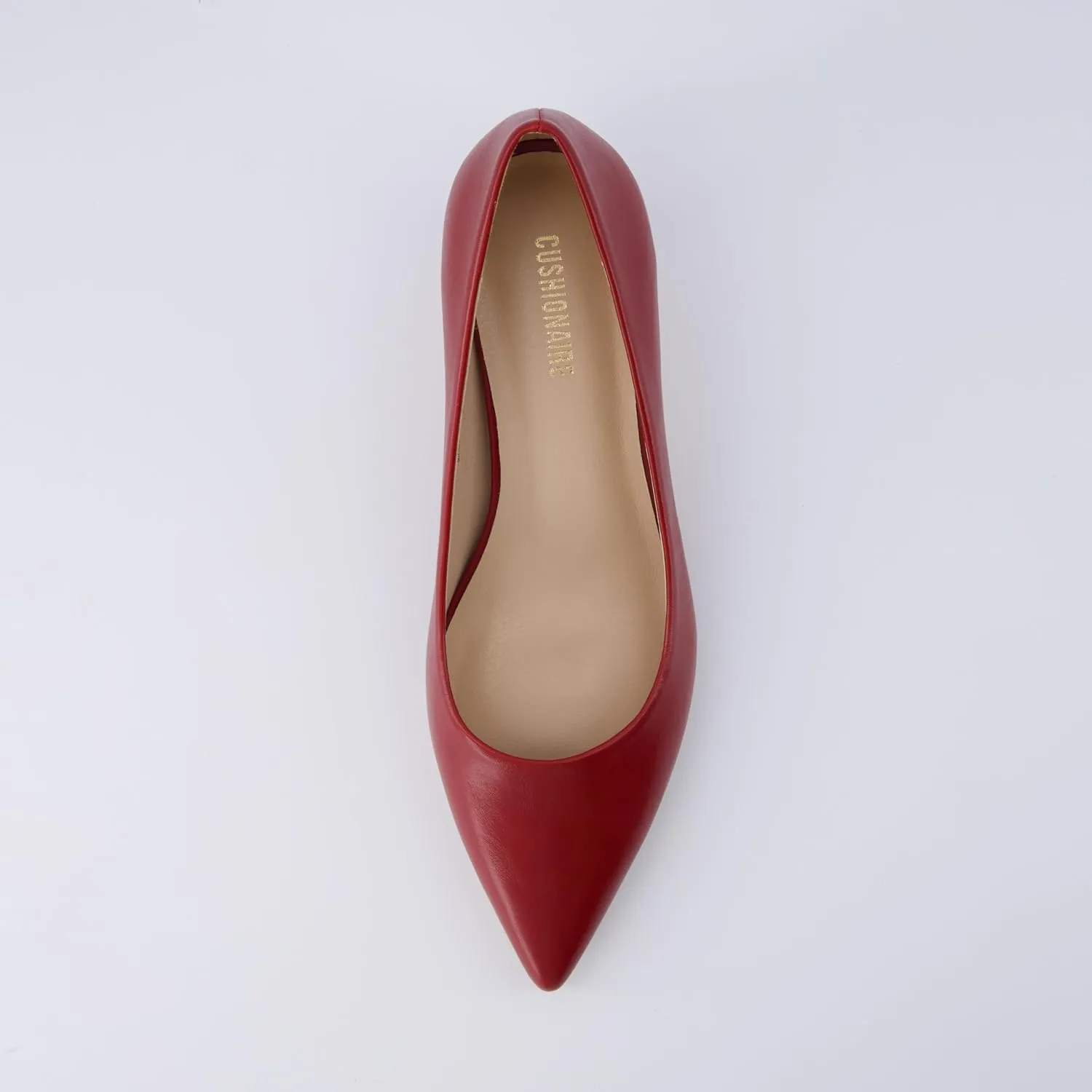 CUSHIONAIRE Women's Bay Kitten Heel Dress Shoe  Memory Foam, Wide Widths Available