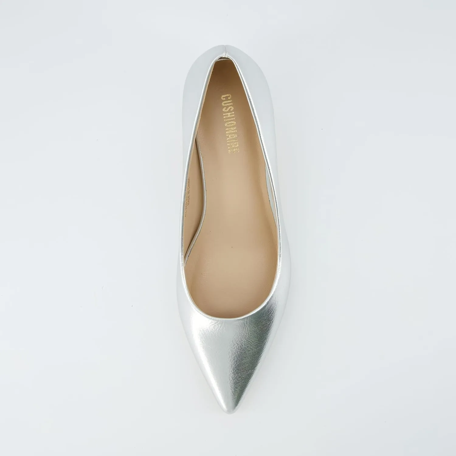 CUSHIONAIRE Women's Bay Kitten Heel Dress Shoe  Memory Foam, Wide Widths Available