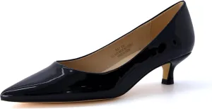 CUSHIONAIRE Women's Bay Kitten Heel Dress Shoe  Memory Foam, Wide Widths Available