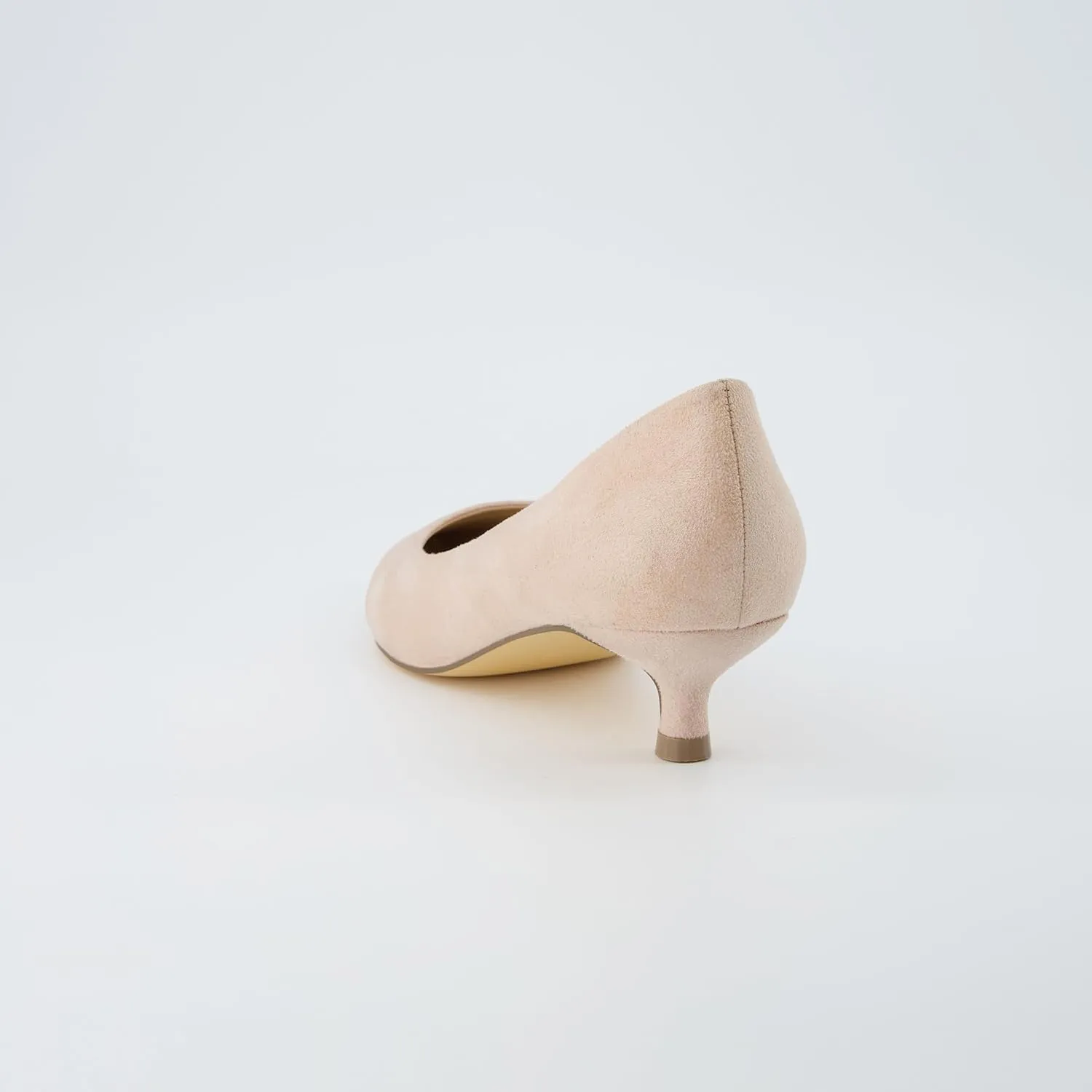 CUSHIONAIRE Women's Bay Kitten Heel Dress Shoe  Memory Foam, Wide Widths Available