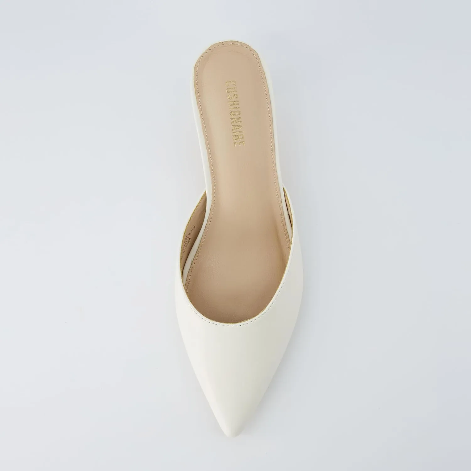 CUSHIONAIRE Women's Bonus Kitten Heel Mule Dress Shoe  Memory Foam, Wide Widths Available