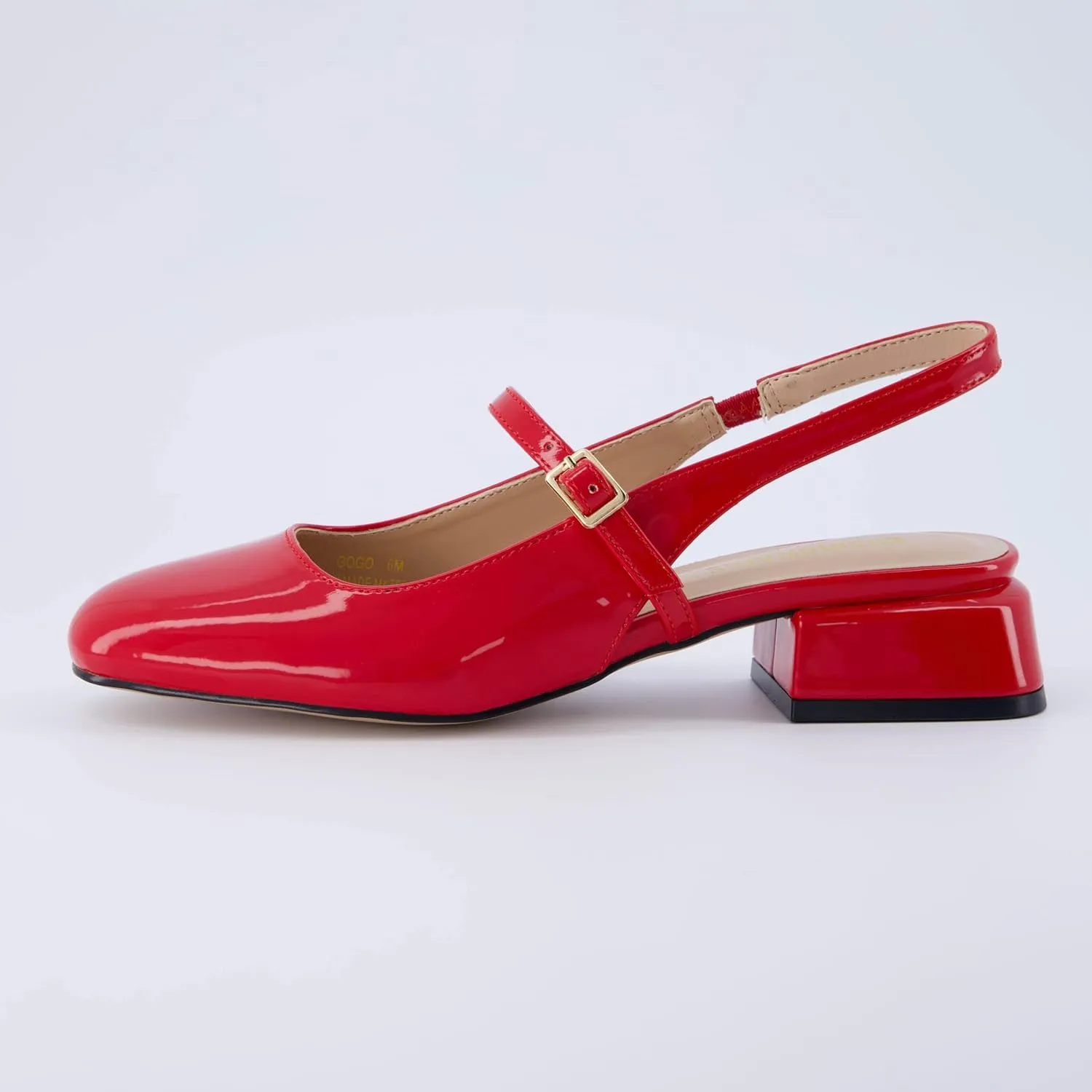 CUSHIONAIRE Women's Gogo Round Toe Mary Jane Dress Shoe  Memory Foam, Wide Widths Available
