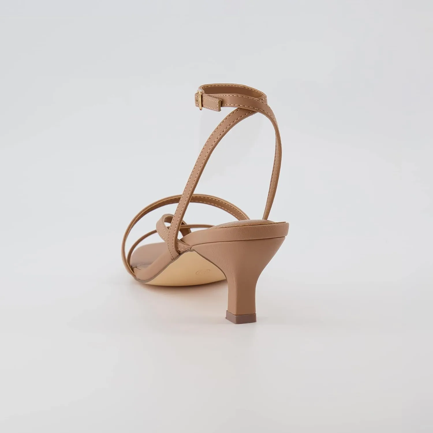 CUSHIONAIRE Women's Kitten heel sandal  Memory Foam and Wide Widths Available