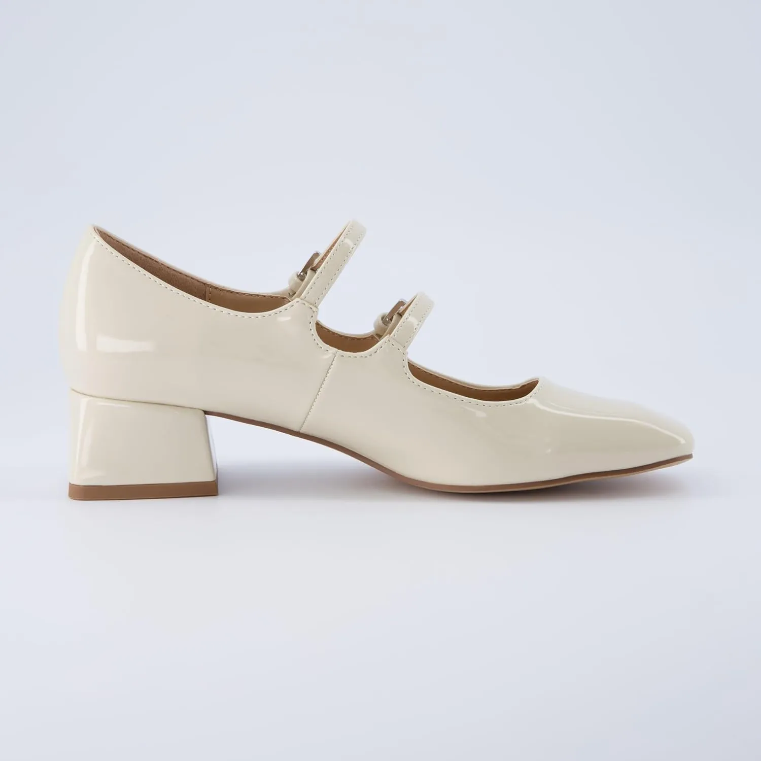 CUSHIONAIRE Women's Twiggy Mary Jane Dress Shoe  Memory Foam, Wide Widths Available