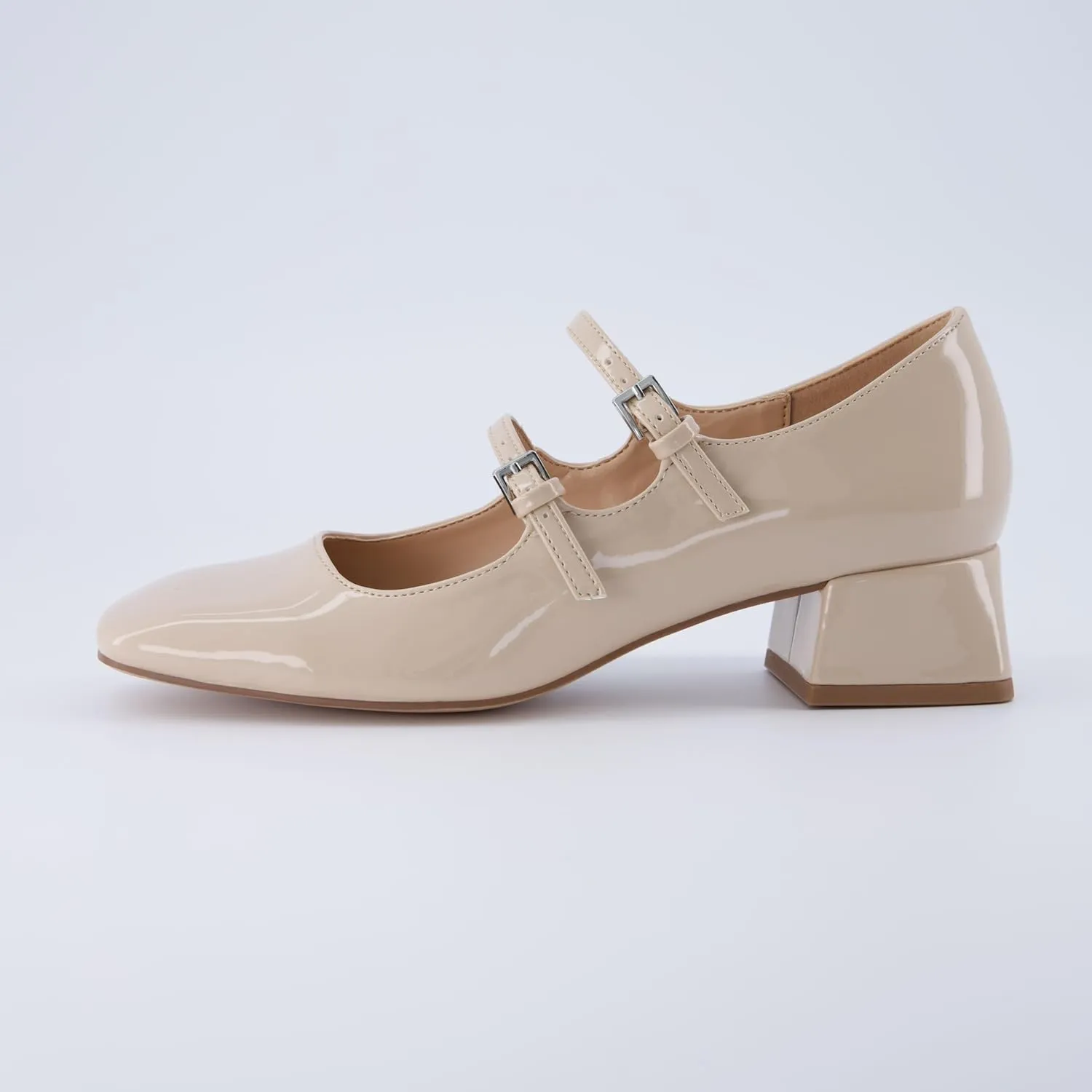CUSHIONAIRE Women's Twiggy Mary Jane Dress Shoe  Memory Foam, Wide Widths Available
