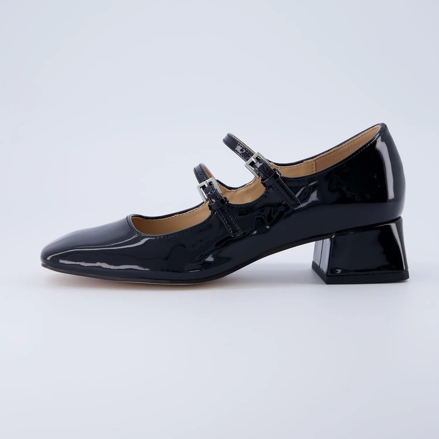 CUSHIONAIRE Women's Twiggy Mary Jane Dress Shoe  Memory Foam, Wide Widths Available