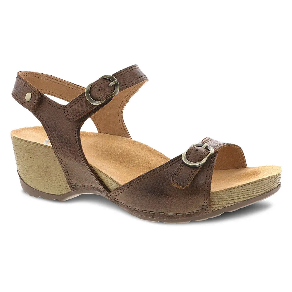 Dansko Women's Tricia Brown Milled Burnished 1709531600