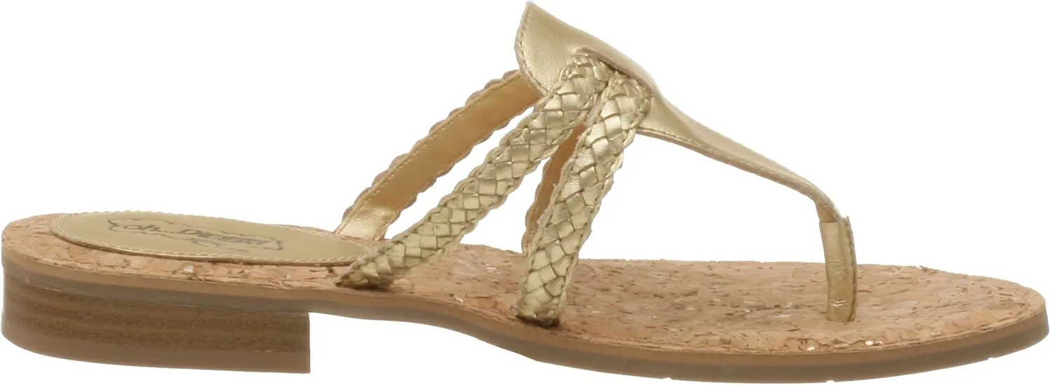 Deer Stags Women's Goddess Flat Thong Sandal