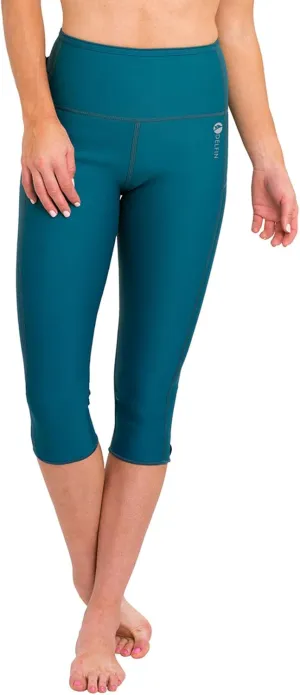 Delfin Spa Women's Heat Maximizing Neoprene Workout Capris