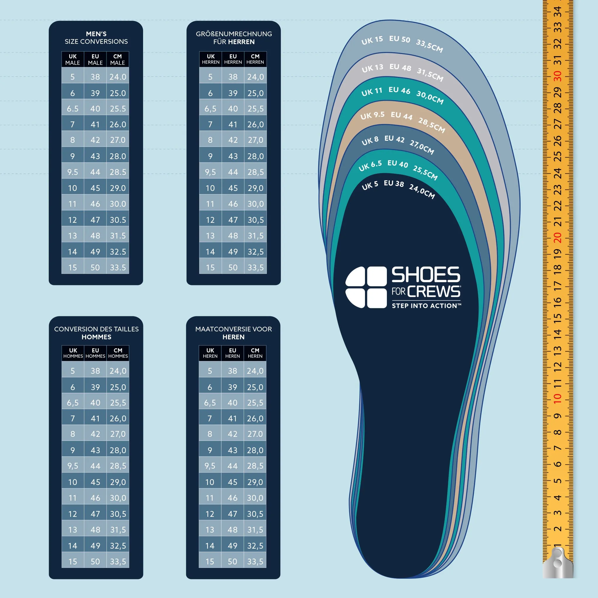 EVERLIGHT MENS OCEAN BLUE