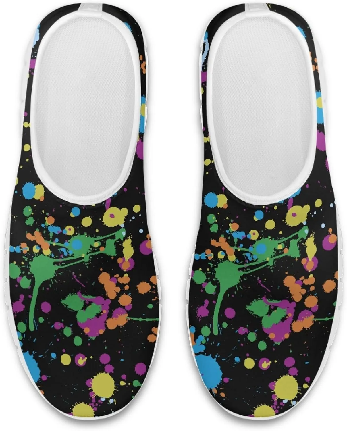 Fashion Design Walking Shoes for Women Comfort Slip on Casual Sneakers Size 5-10.5