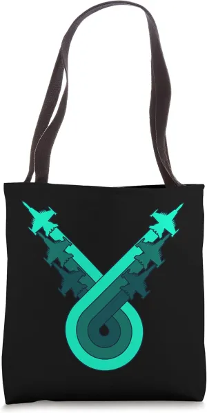 Fighter Aircraft Military Aviators Pilots Aviation Tote Bag