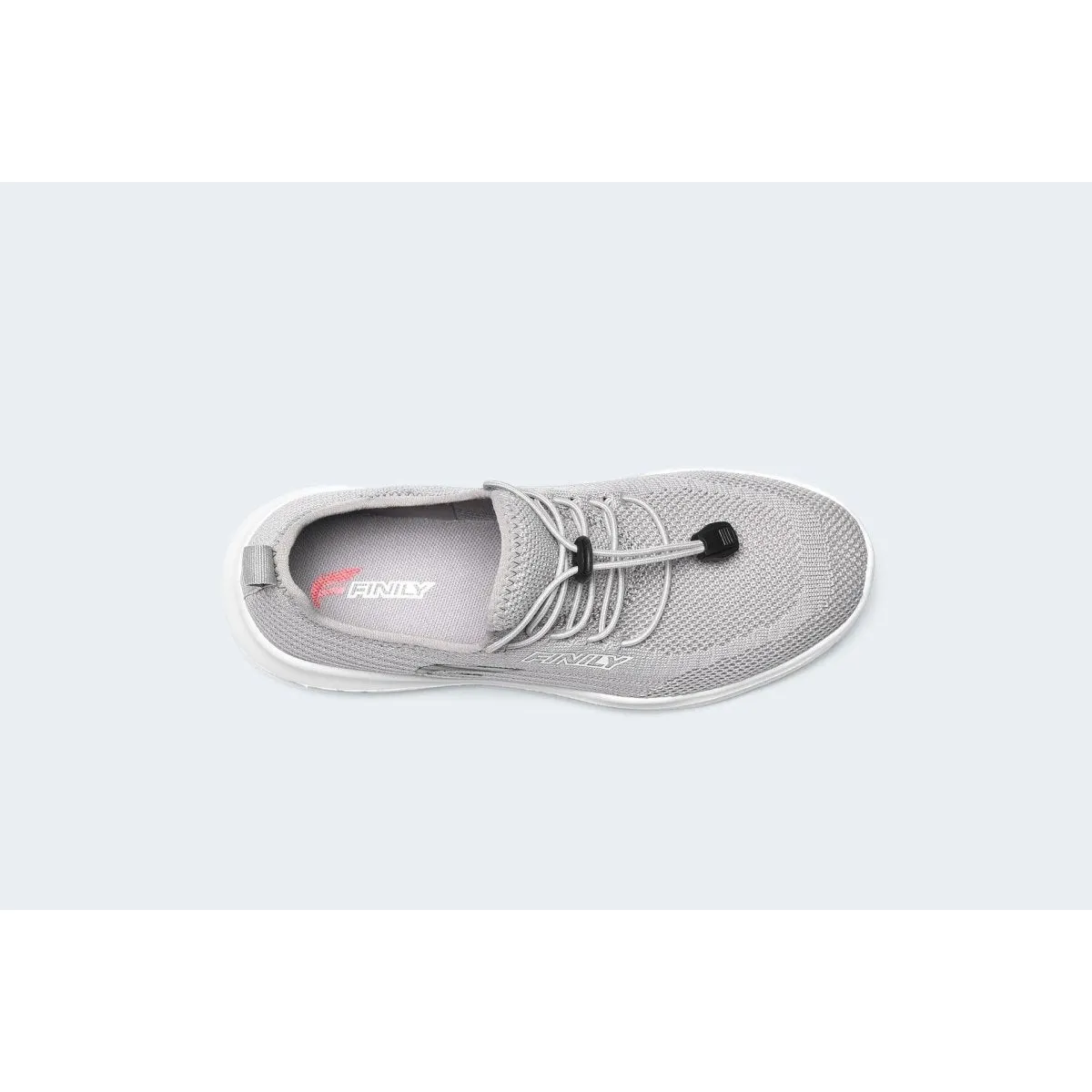 Finily Rina Women's Trainer with Elastic Laces - Grey