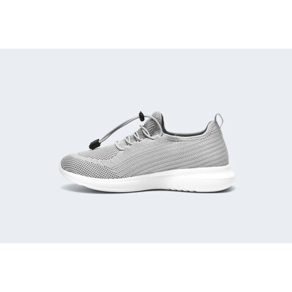 Finily Rina Women's Trainer with Elastic Laces - Grey