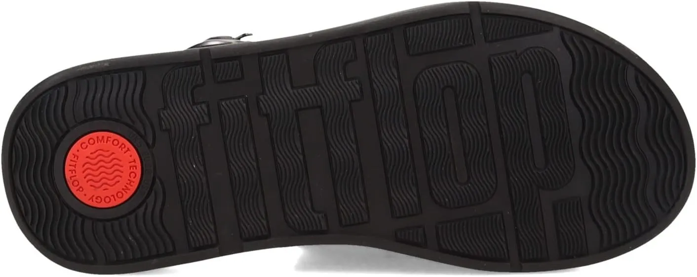 FitFlop Women's, F-Mode Leather Flatform Back-Strap Sandal