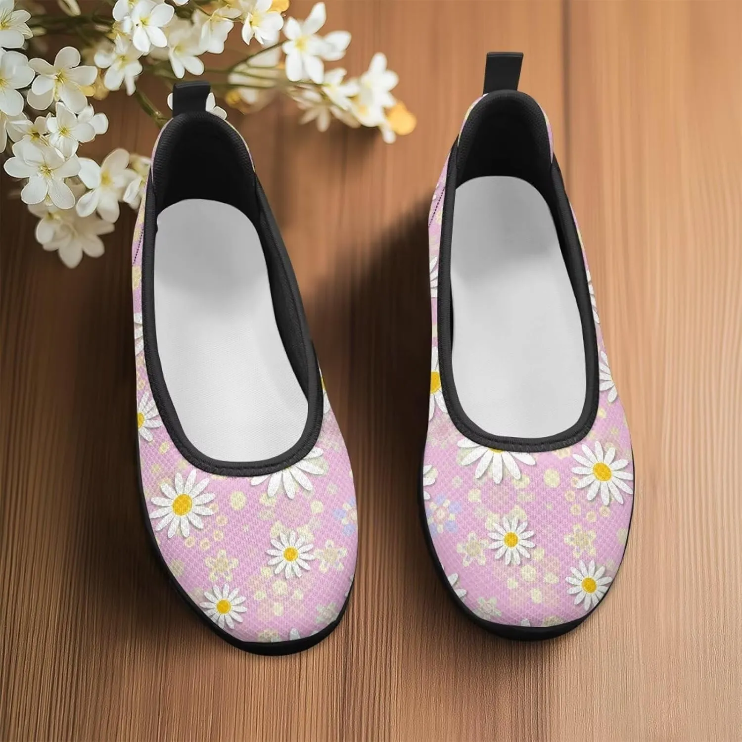 Flat Shoes for Women Dressy Work Round Toe Flats for Women Casual Slip On Shoes