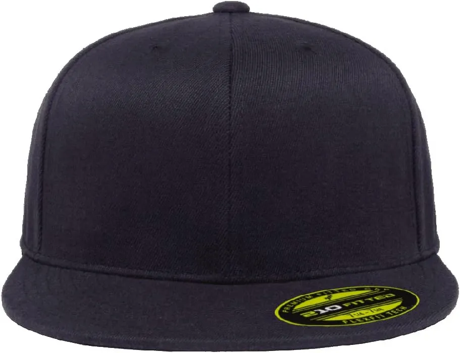Flexfit 210 Premium Fitted Wool Blend Fabric Pro Baseball On-Field Style Cap | Bulk Pack Available