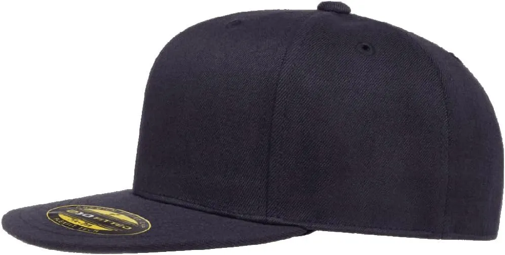 Flexfit 210 Premium Fitted Wool Blend Fabric Pro Baseball On-Field Style Cap | Bulk Pack Available