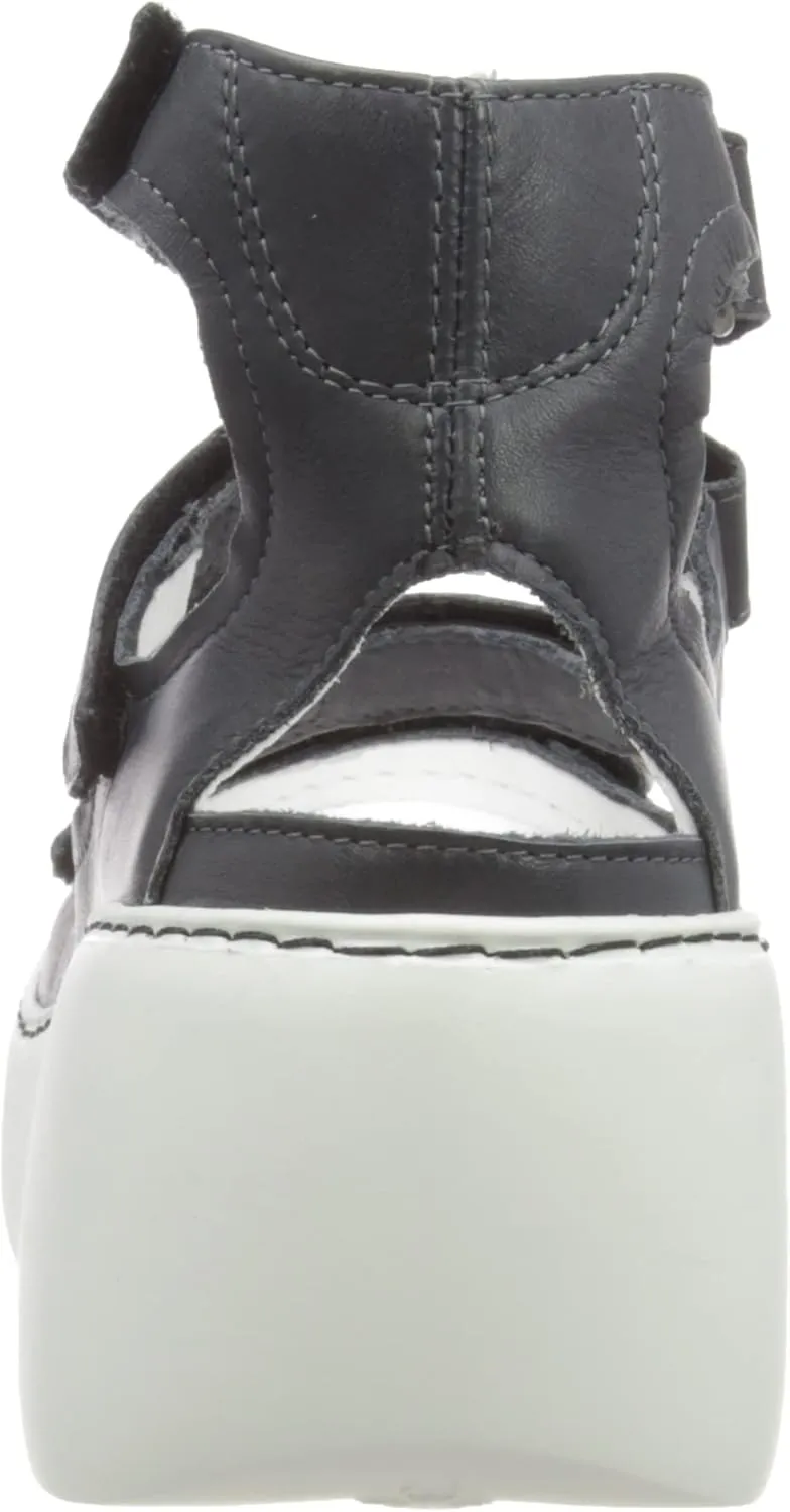 FLY London Women's Ankle-Strap Wedge Sandal