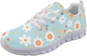 Forchrinse Daisy Unisex Running Shoes for Men Women Sports Gym Shoes Breathable Athletic Sneaker Shoe