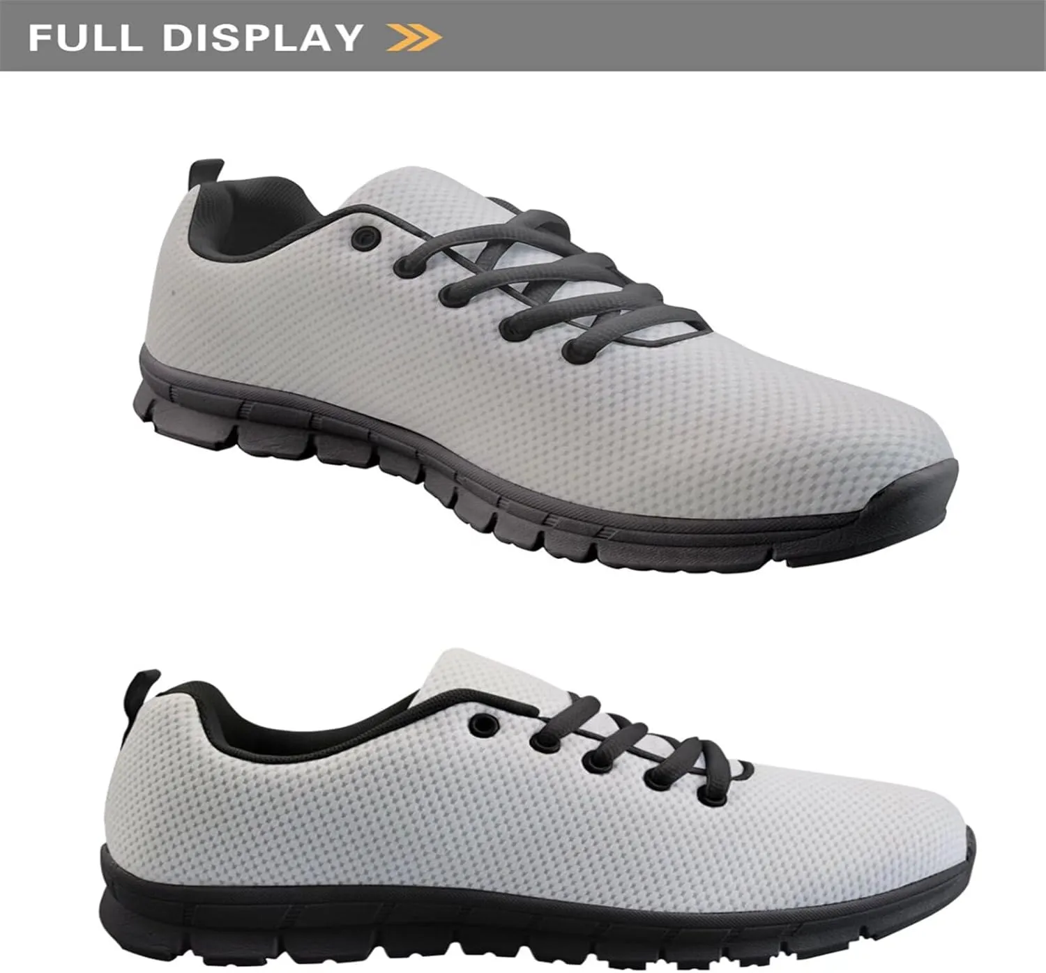 Forchrinse Daisy Unisex Running Shoes for Men Women Sports Gym Shoes Breathable Athletic Sneaker Shoe