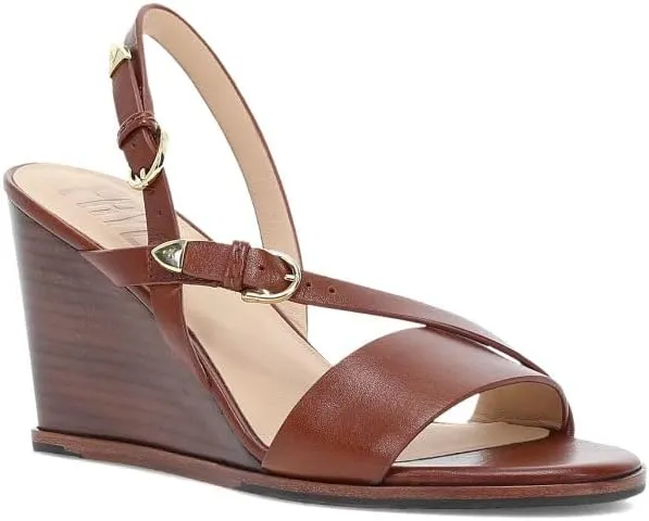 Frye Rachel Buckle Sandal - Women's Leather Open Toe Sandals with Adjustable Ankle Strap, Stylish Summer Footwear