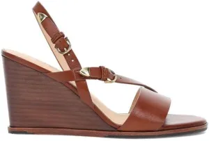 Frye Rachel Buckle Sandal - Women's Leather Open Toe Sandals with Adjustable Ankle Strap, Stylish Summer Footwear