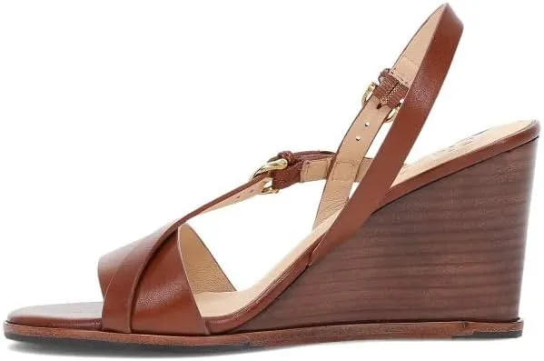 Frye Rachel Buckle Sandal - Women's Leather Open Toe Sandals with Adjustable Ankle Strap, Stylish Summer Footwear