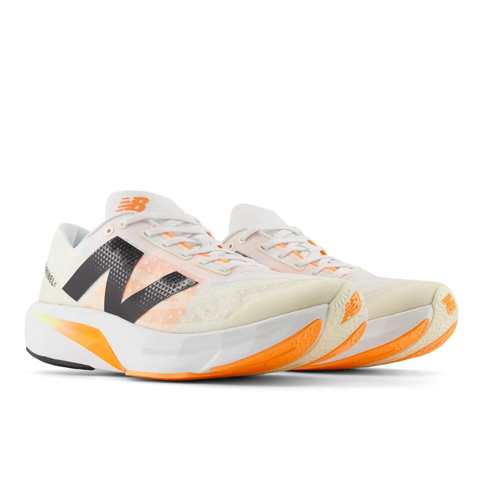 FuelCell Rebel v4 Men's :White | Hot Mango