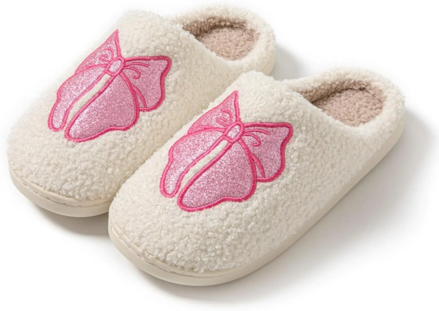 Fun and Loving Slippers Valentine's Day Style Women's & Men's Comfortable Memory Foam Slippers Fluffy and Soft Memory Foam Retro Indoor and Outdoor Home Couple Shoes