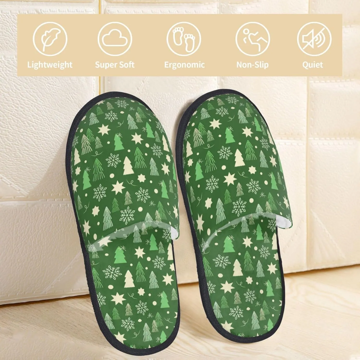 Fuzzy Slip-On Slippers Cozy Warm Bedroom Slippers Indoor House Winter Fall Fluffy Shoes For Women Men Gifts