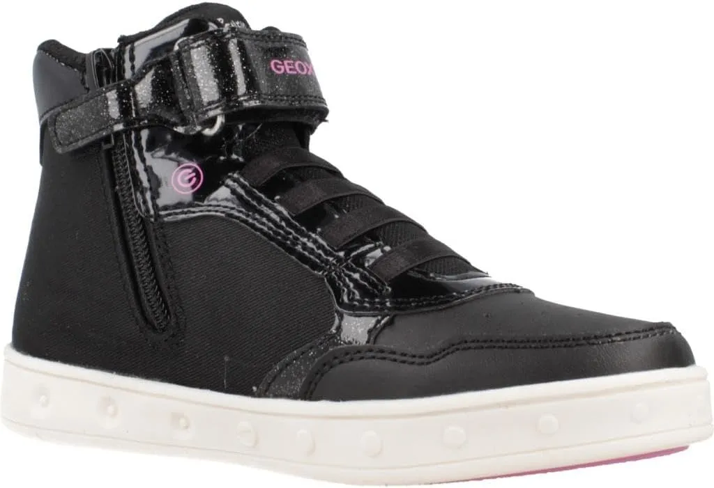 Geox Girl's J Skylin (Toddler/Little Big Kid) Sneakers