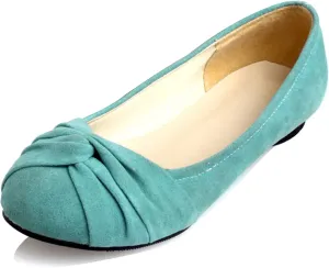 Gicoiz Round Toe Flats Womens Slip On Work Dolly Shoes