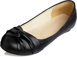 Gicoiz Round Toe Flats Womens Slip On Work Dolly Shoes
