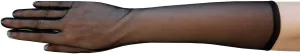 Gorgeous Sheer Gloves Tricot Slip-on Below-The-Elbow Length 8BL