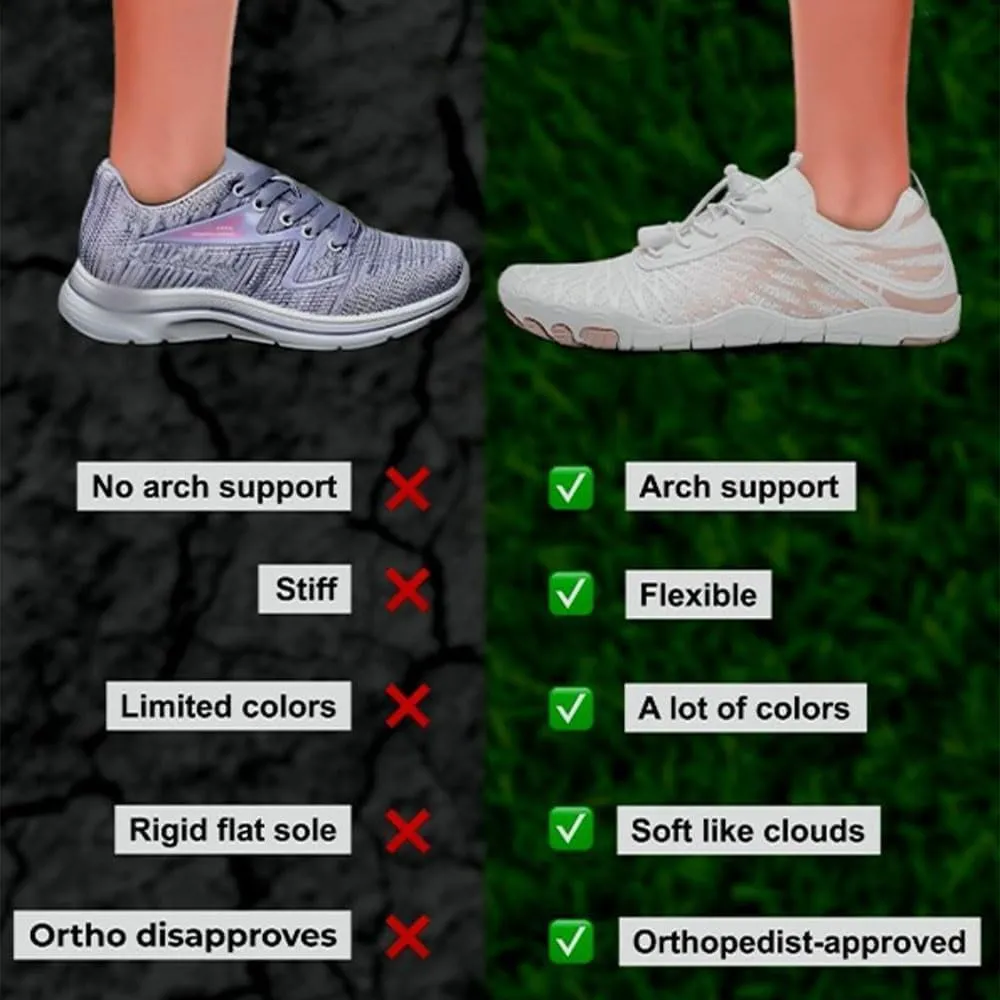 Grounding Shoes with Copper, Skin Pro with Coppers - Groundings Allround Barefoot Shoes, Barefoots Sneaker Women Men