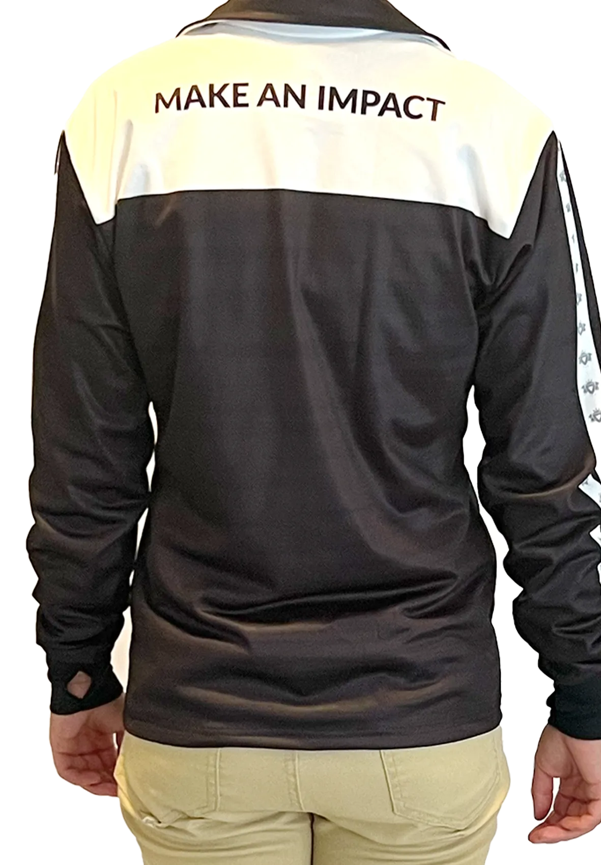 GRYPHON Trainer Ladies Track Top Black/White 2023