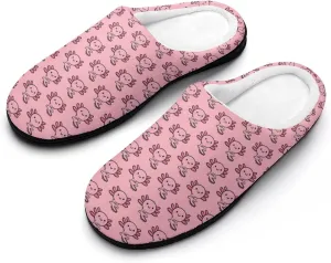 Halloween House Slippers For Woman Mens Memory Foam Bedroom Slippers Indoor Outdoor Slip-On Shoes Funny Fall Slippers