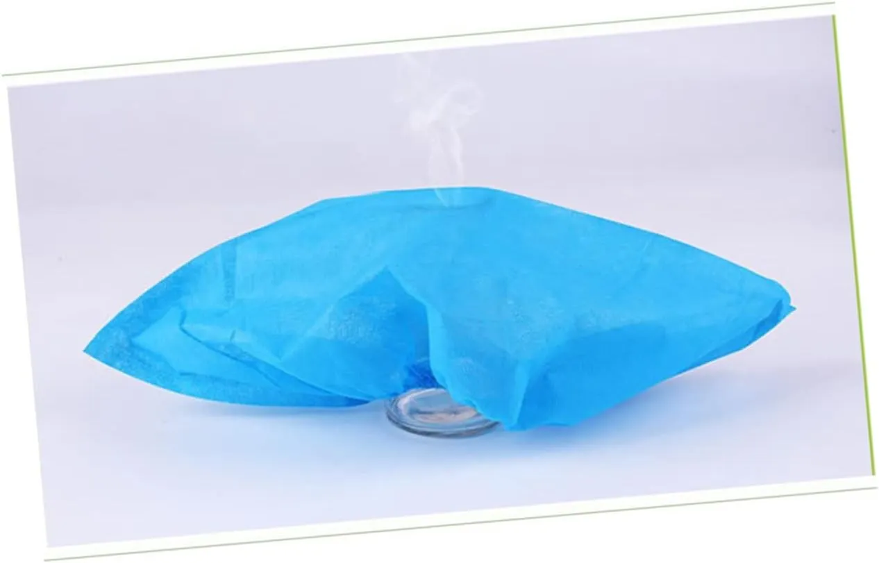 Healifty Nonwoven Fabric Shoes Cover 100pcs Breathable Nonslip for Home Kitchen Camping
