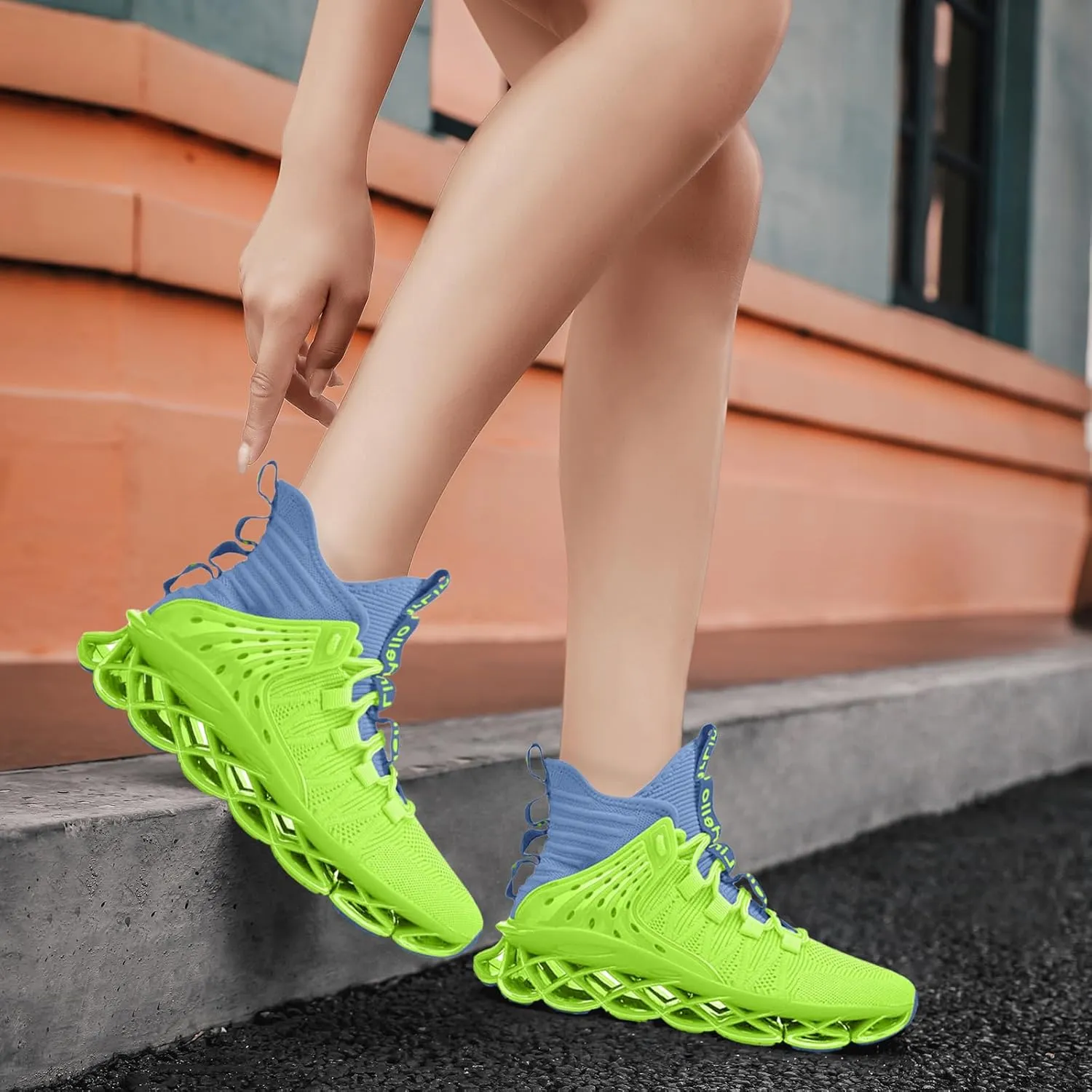Hello MrLin Shoes for Women Slip on Walking Running Shoes Blade Tennis Fashion Sneakers Comfort Non Slip Athletic Trainer