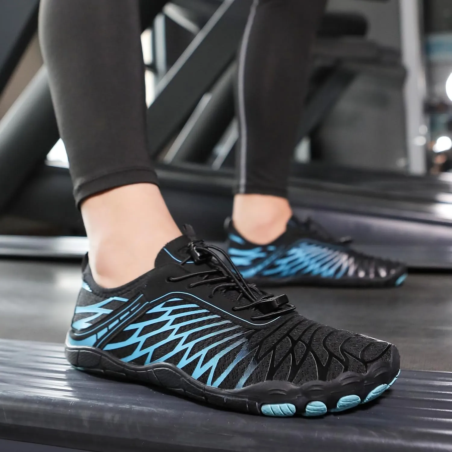 Hike Barefoot Shoes for Women Men Breathable & Non-Slip Athletic Barefoot Wide Toe Water Shoes Lightweight