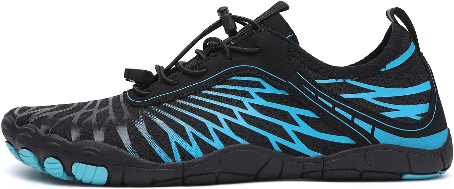 Hike Barefoot Shoes for Women Men Breathable & Non-Slip Athletic Barefoot Wide Toe Water Shoes Lightweight