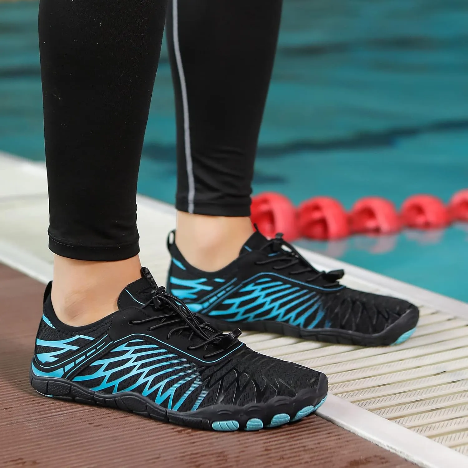 Hike Barefoot Shoes for Women Men Breathable & Non-Slip Athletic Barefoot Wide Toe Water Shoes Lightweight