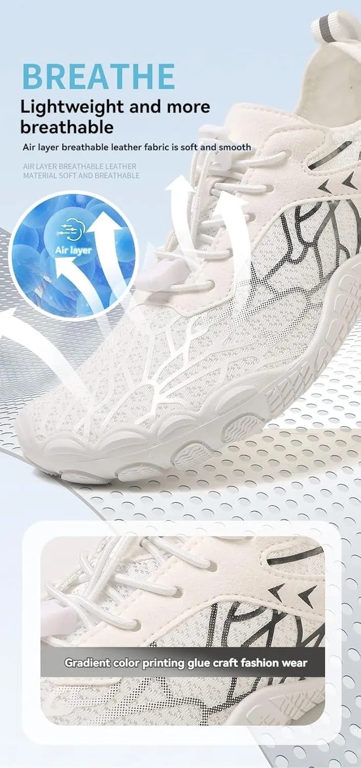 Hike Barefoot Shoes for Women Men, Wide Toe Footwear Barefoot Hiking Shoes,Pro Barefoot Shoe,Healthy & Non-Slip Breathable Barefoot Water Shoe