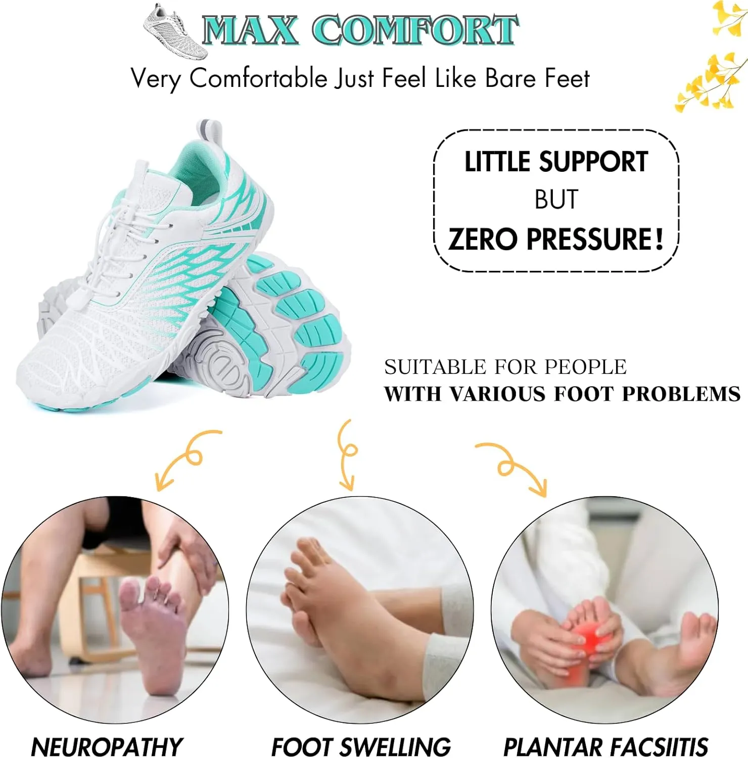 Hike Barefoot Shoes Women Men Minimalist Wide Toe Box Footwear Zero Drop Athletic Cross-Trainer Fashion Sneakers